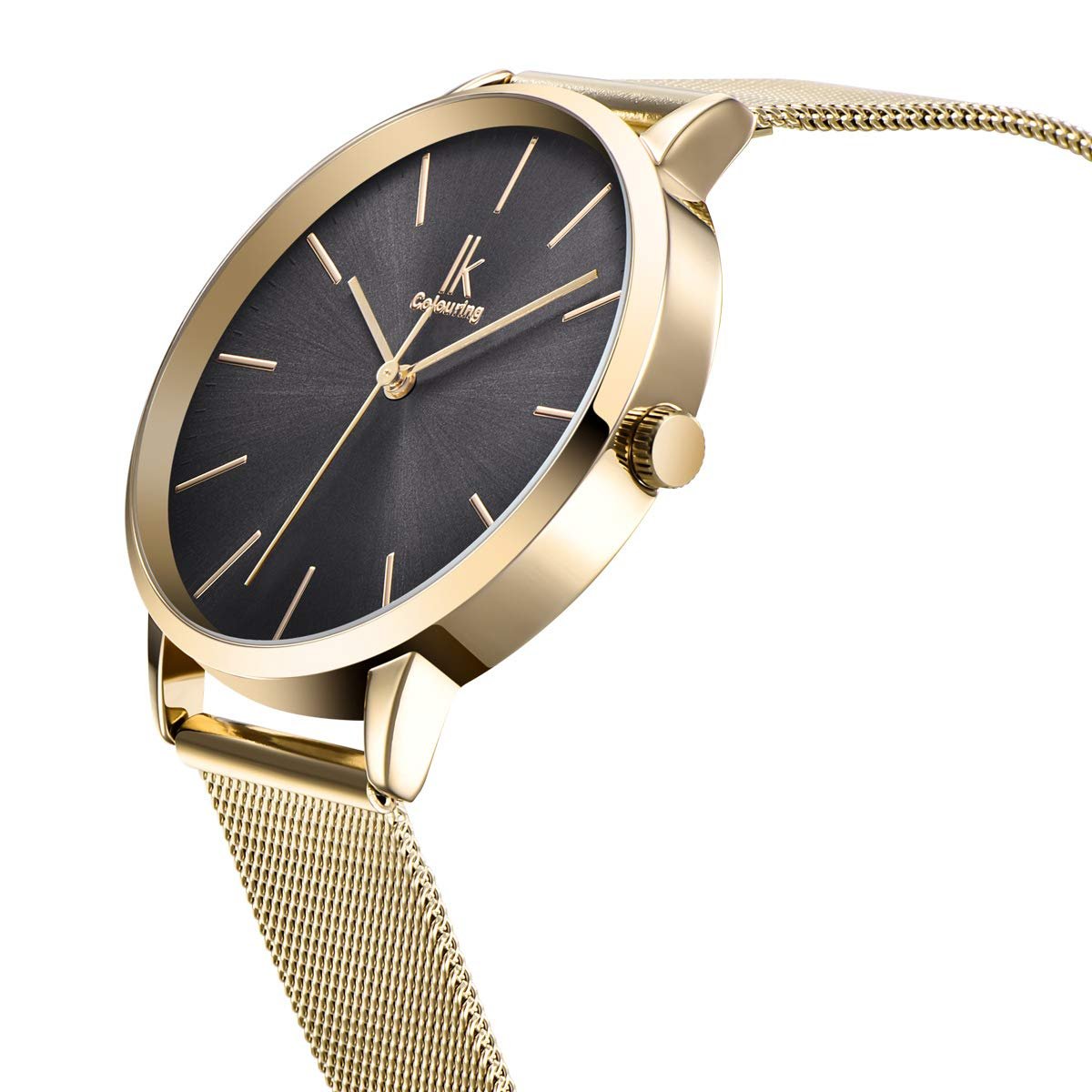 Жіночий годинник Alienwork IK Minimalist 36 мм з сітчастим ремінцем, фото №2