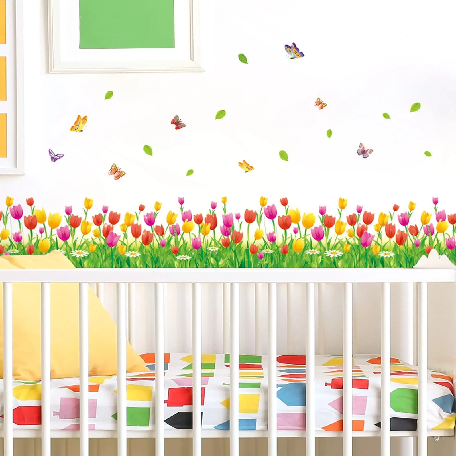 Наклейка на стіну WandSticker4U Лугові квіти, трави та рослини, фото №3