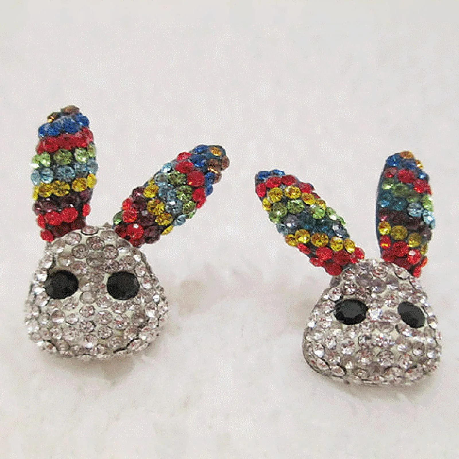 Стрази 3D-блискітки Скло 50 шт мокко флуоресцентні орнамент випадковий колір 4 мм, фото №7