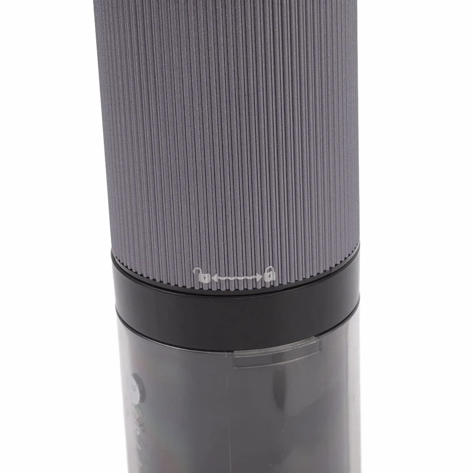 Портативная кофемолка аккумуляторная, электрическая мельница, интеллектуальная индукция сопротивления, сердцевина из нержавеющей стали, легко чистится для дома, маленькая, черная, фото №2