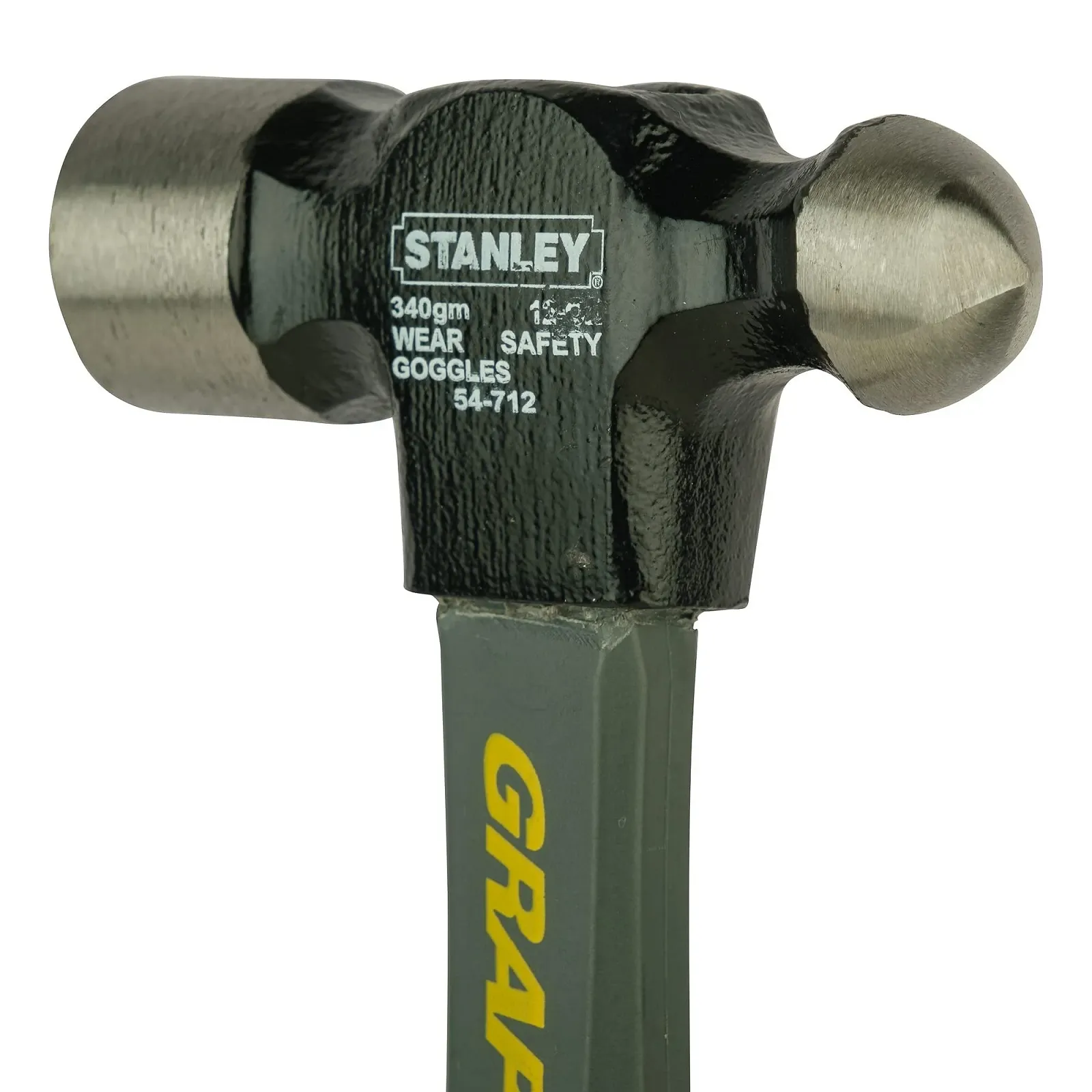 Молоток с шаровидным бойком Stanley 1-54-712 12 oz графитовый, фото №4 Молоток с шаровидным бойком Stanley 1-54-712 12 oz графитовый, фото №4