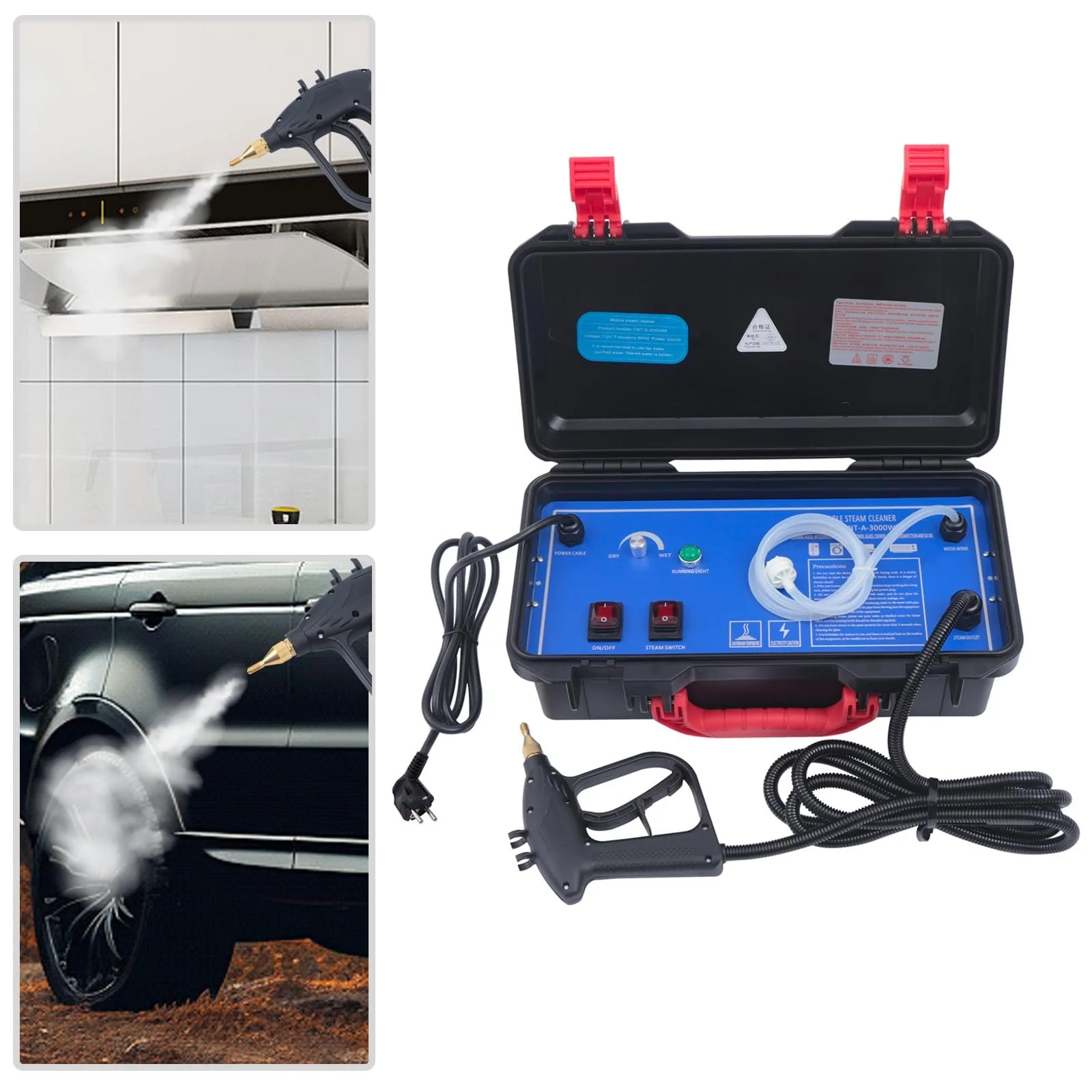 Пароочисник 3000 Вт 130 °C 3-5 бар, фото №7