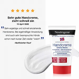 Крем для рук Neutrogena Norwegian formula концентрированный для очень сухой кожи рук, без запаха, 50 мл - Фото 1