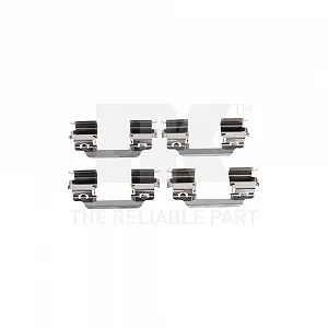 Монтажний комплект дискових гальмівних колодок NK 7933649 передня вісь, задня вісь - Фото 1