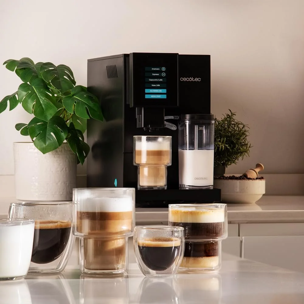 Суперавтоматична кавомашина Cecotec Cremmaet Compactccino Black, 19 Bar, Thermoblock System, резервуар для кавових зерен 150 г, резервуар для води 1,1 л, молоко 400 мл, фото №12