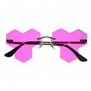 PACKOVE 4 пары элегантных безрамочных очков - Фото 1