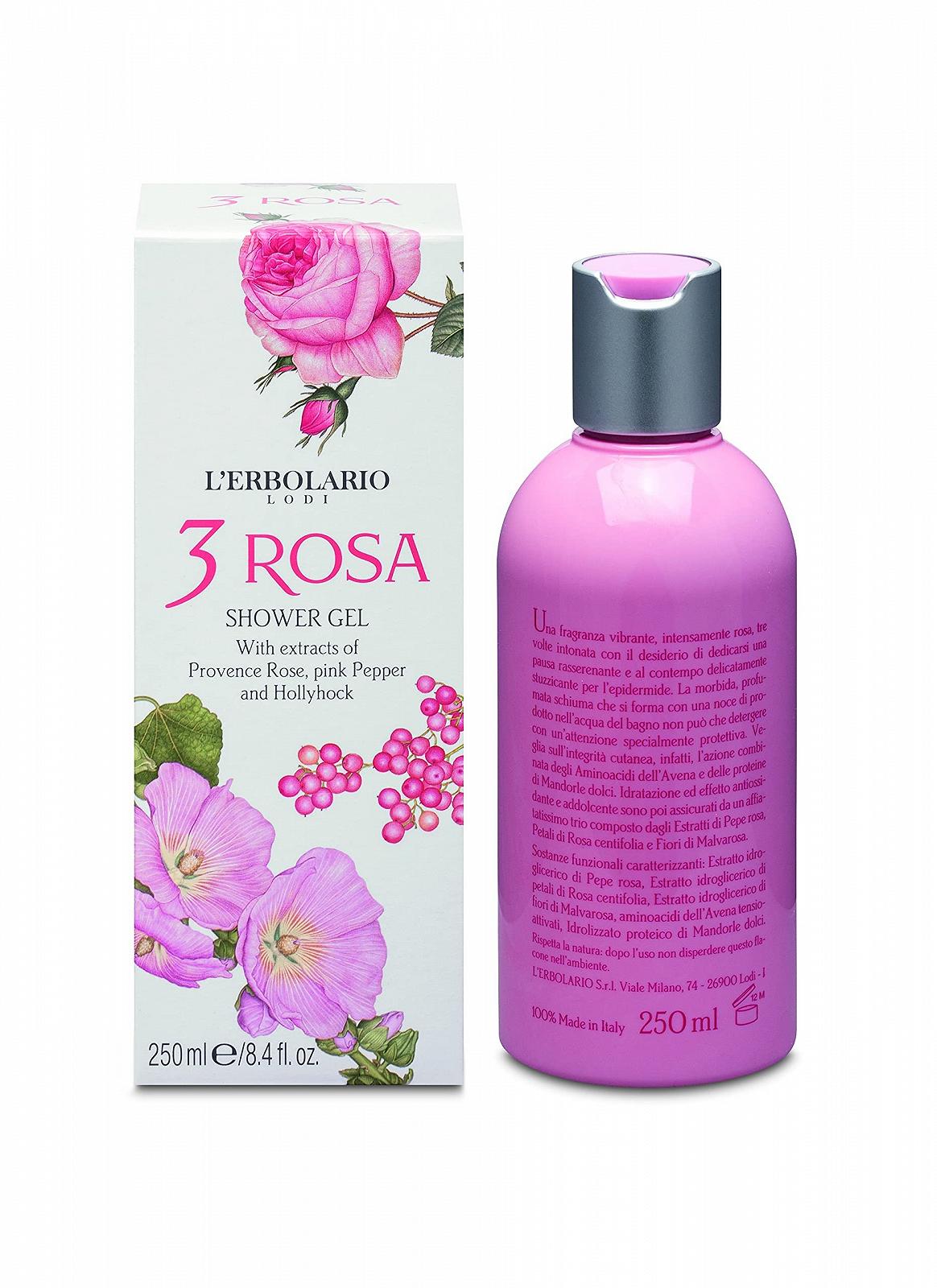 Гель для душа L'Erbolario 3 Pink 250 мл, фото №3