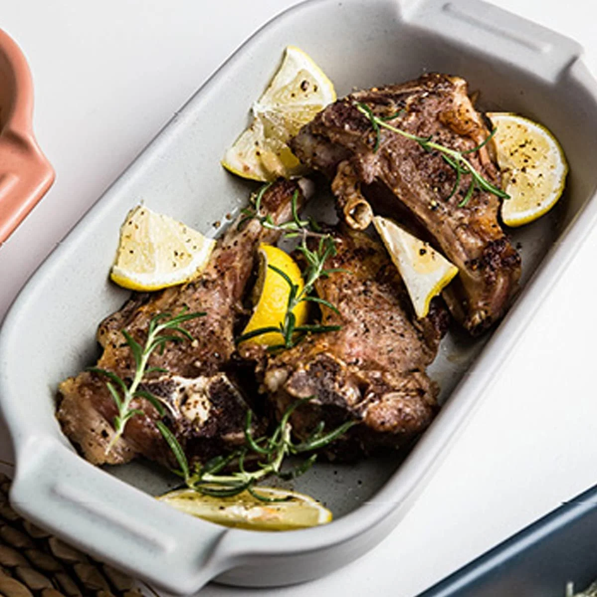 Набор форм для запекания прямоугольные керамические глубокие с двойными ручками 2 шт., фото №6 Набор форм для запекания прямоугольные керамические глубокие с двойными ручками 2 шт., фото №6