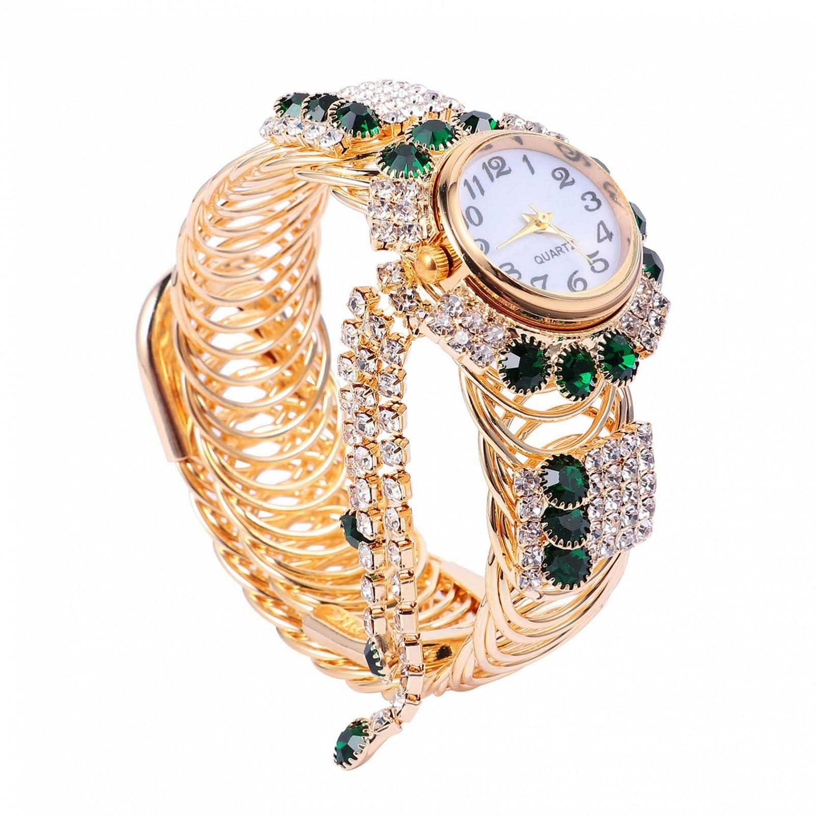 Кварцовий годинник Healvian Жіночий годинник годинник Зелений, фото №1