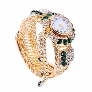 Кварцевые часы Healvian Женские часы Модные часы Зеленый - Фото 1