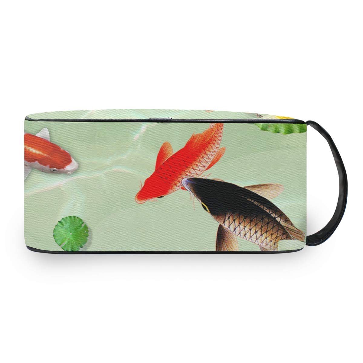 Косметичка MONTOJ для зберігання косметики, косметичка для макіяжу Koi Lotus Blume, сумка для миття та полоскання рота для подорожей і дому, фото №3