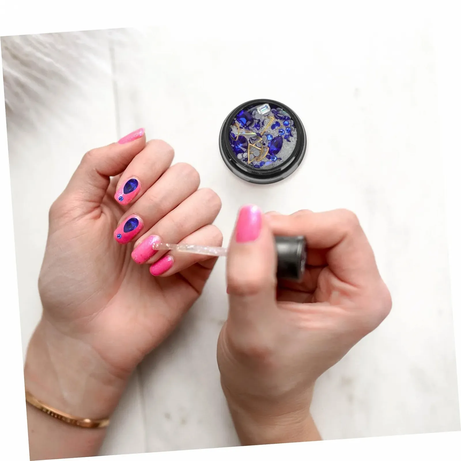 Аксессуары для украшения ногтей (2 коробки) для маникюра своими руками, украшения для ногтей, бисер для ногтей, бриллиантовые украшения для ногтей, шпильки для ногтей, аксессуары для украшения ногтей для девочек, фото №4