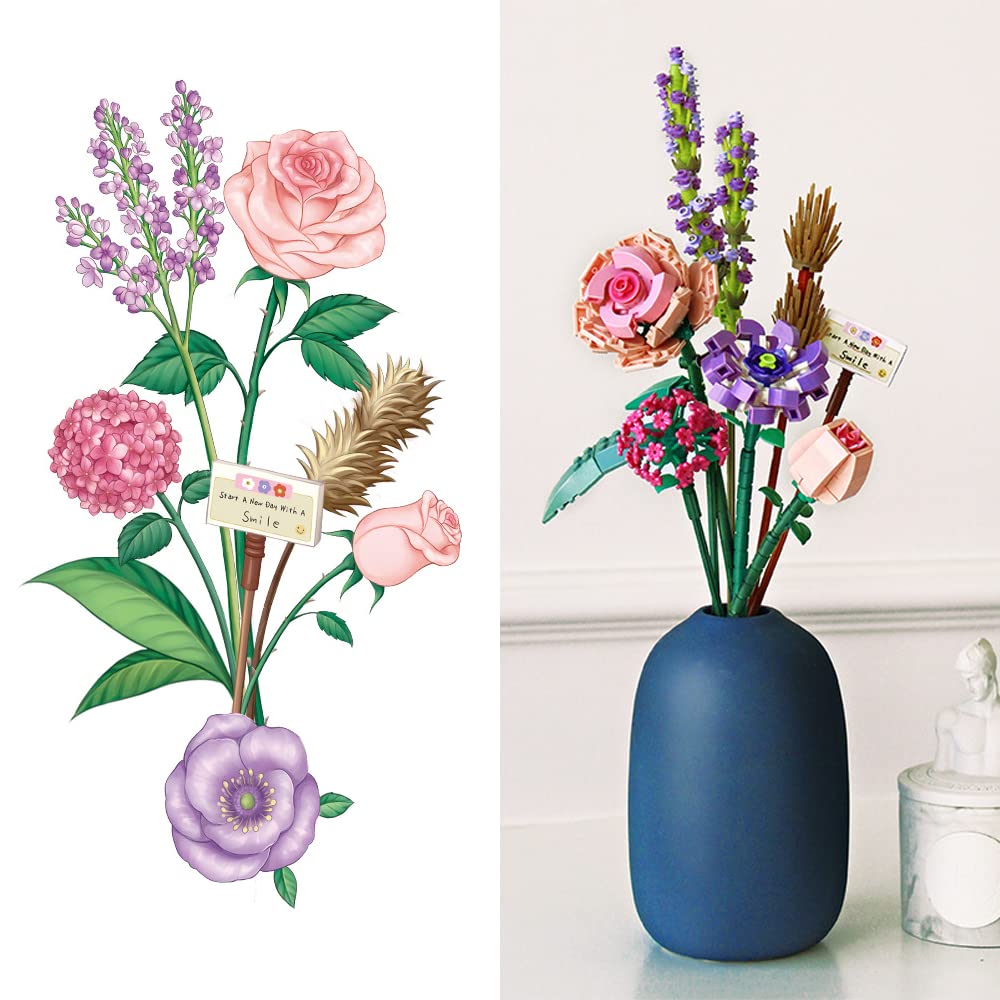 Конструктор Lotvic Bouquet Набір "Букет для дорослих" 547 шт., фото №4 Конструктор Lotvic Bouquet Набір "Букет для дорослих" 547 шт., фото №4