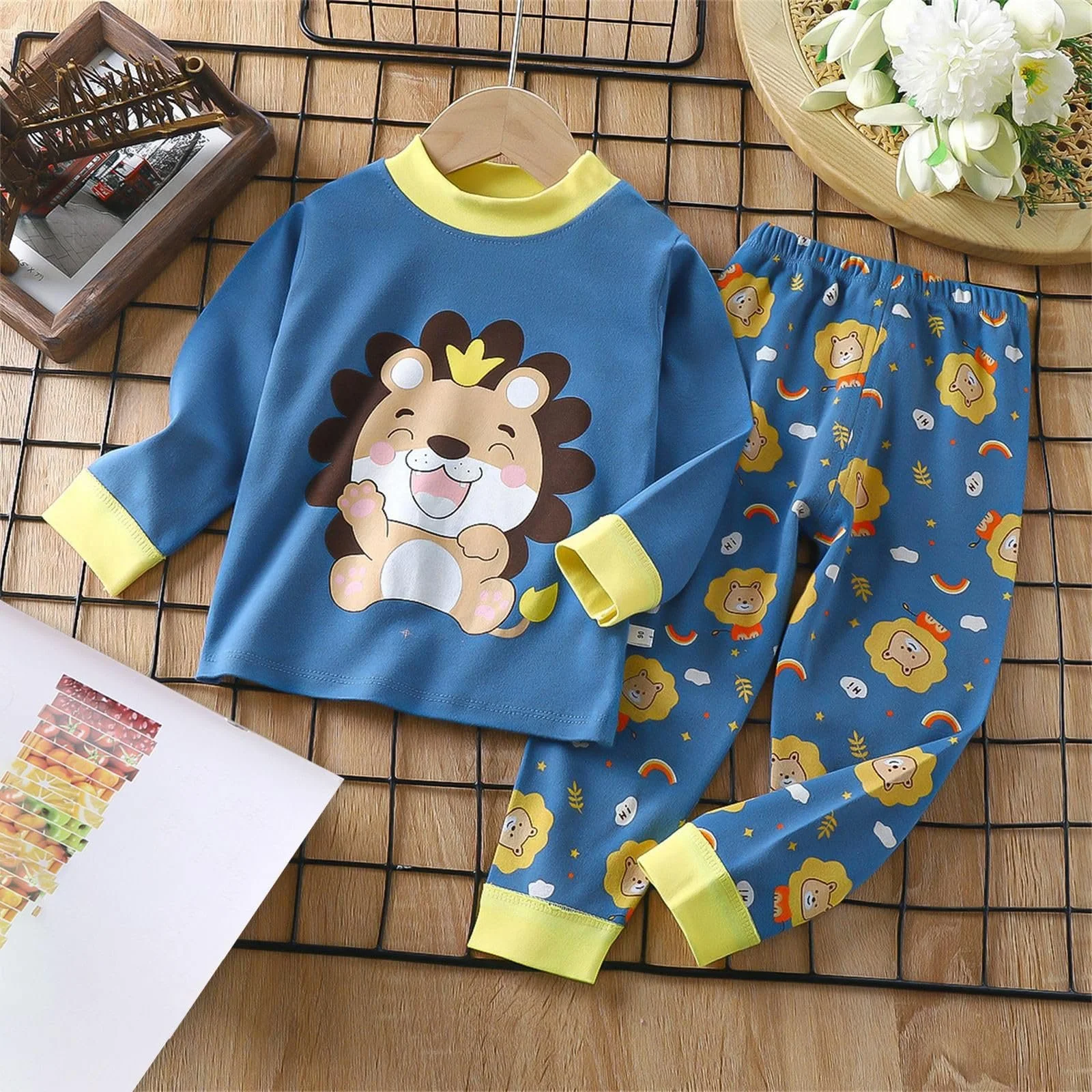 Дитяча піжама Флісова Теплий комплект: М'який джемпер + Штани, фото №3