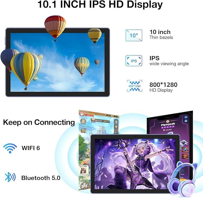 Планшет 10.1" Doogee U9 3+4/64Gb 4 ядра Android 13 5060 mAh Фіолетовий, фото №6