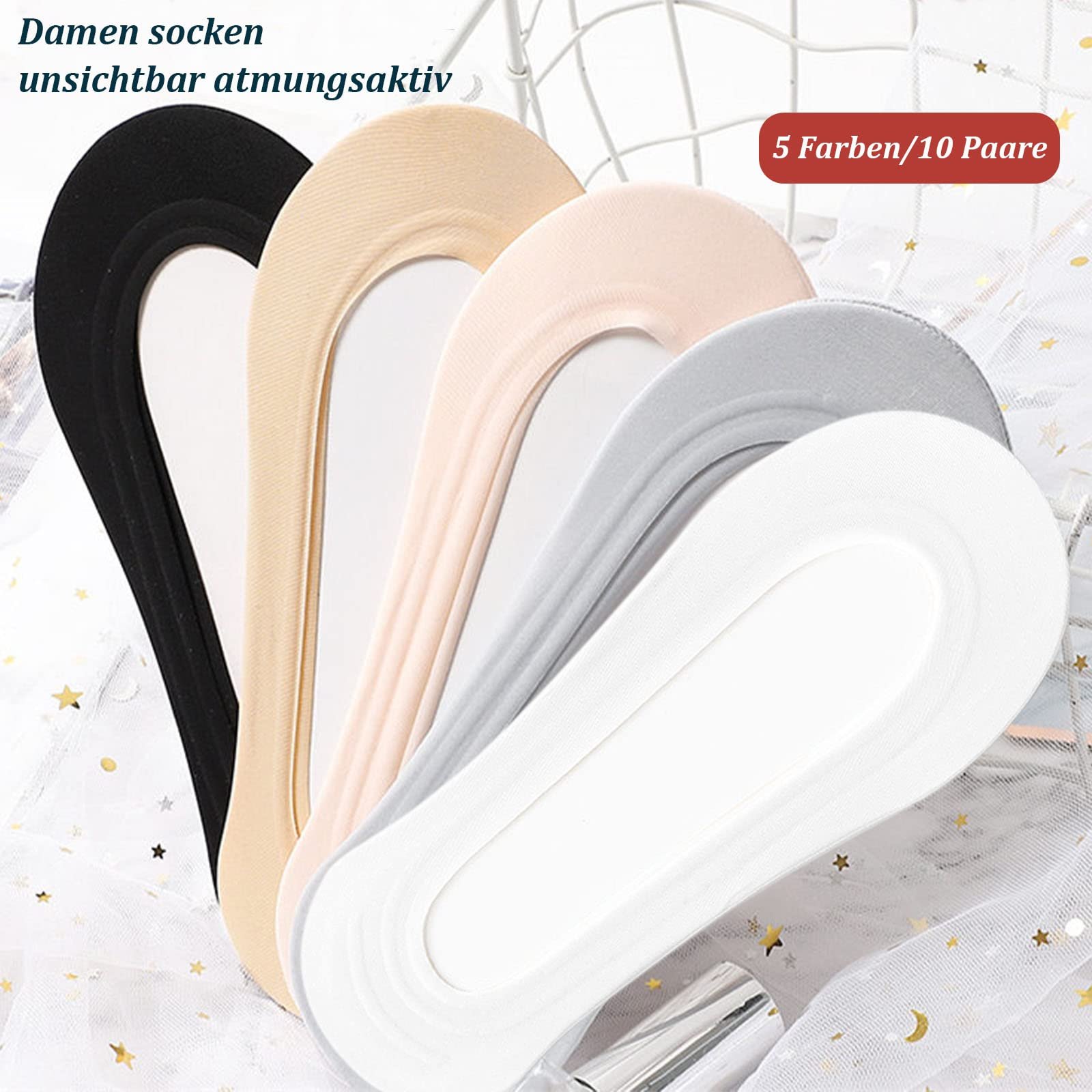 Носки ZOCONE Invisible 10 пар, фото №6