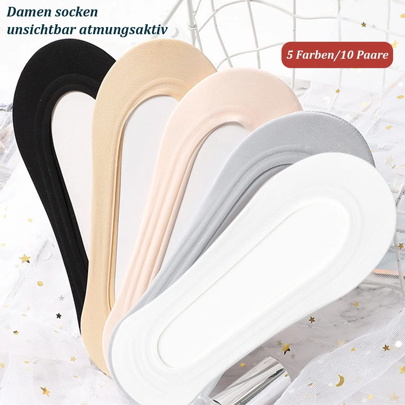 Шкарпетки ZOCONE Invisible 10 пар, фото №6