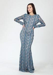 Платье Enna Levoni S Синий (ND-13022-Blue) synthetic.ua - Фото 1