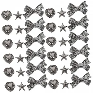 Проволока для ногтей Healeved Набор 30 шт. Аксессуары для DIY Украшения для ногтей Украшения для прекращения грызения ногтей Украшения для ногтей Сделай сам Изысканные украшения для ногтей Панк украшения - Фото 1