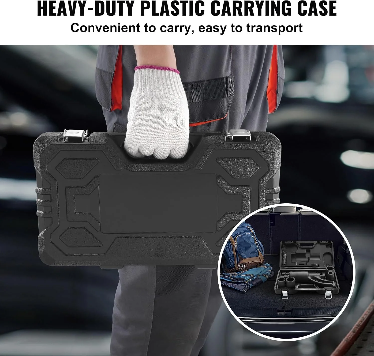 Набір гайкових ключів VEVOR з мультиплікатором крутного моменту BD-58D-C Чорний, фото №6