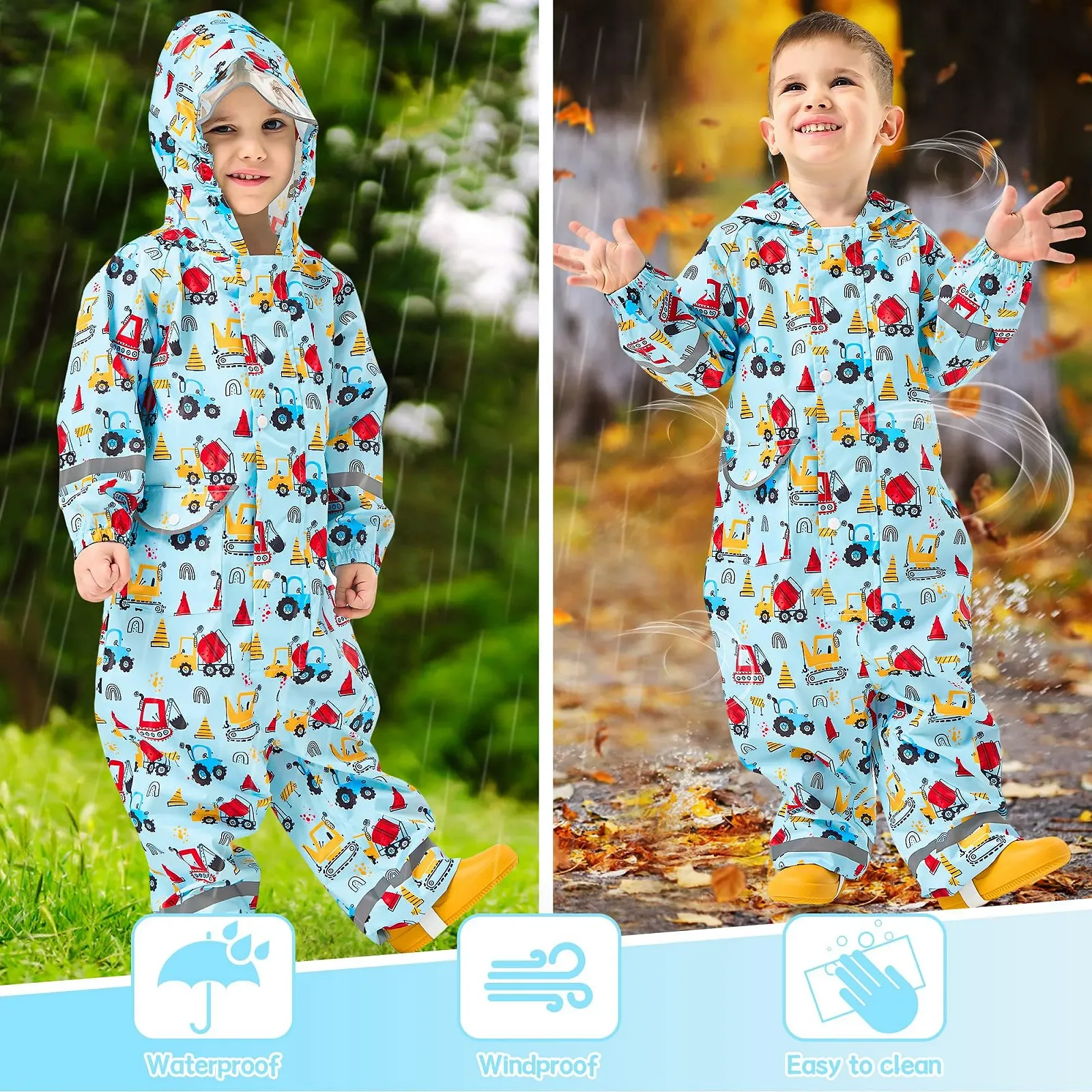 Дитячий дощовик Baogaier Водонепроникний, фото №4 Дитячий дощовик Baogaier Водонепроникний, фото №4