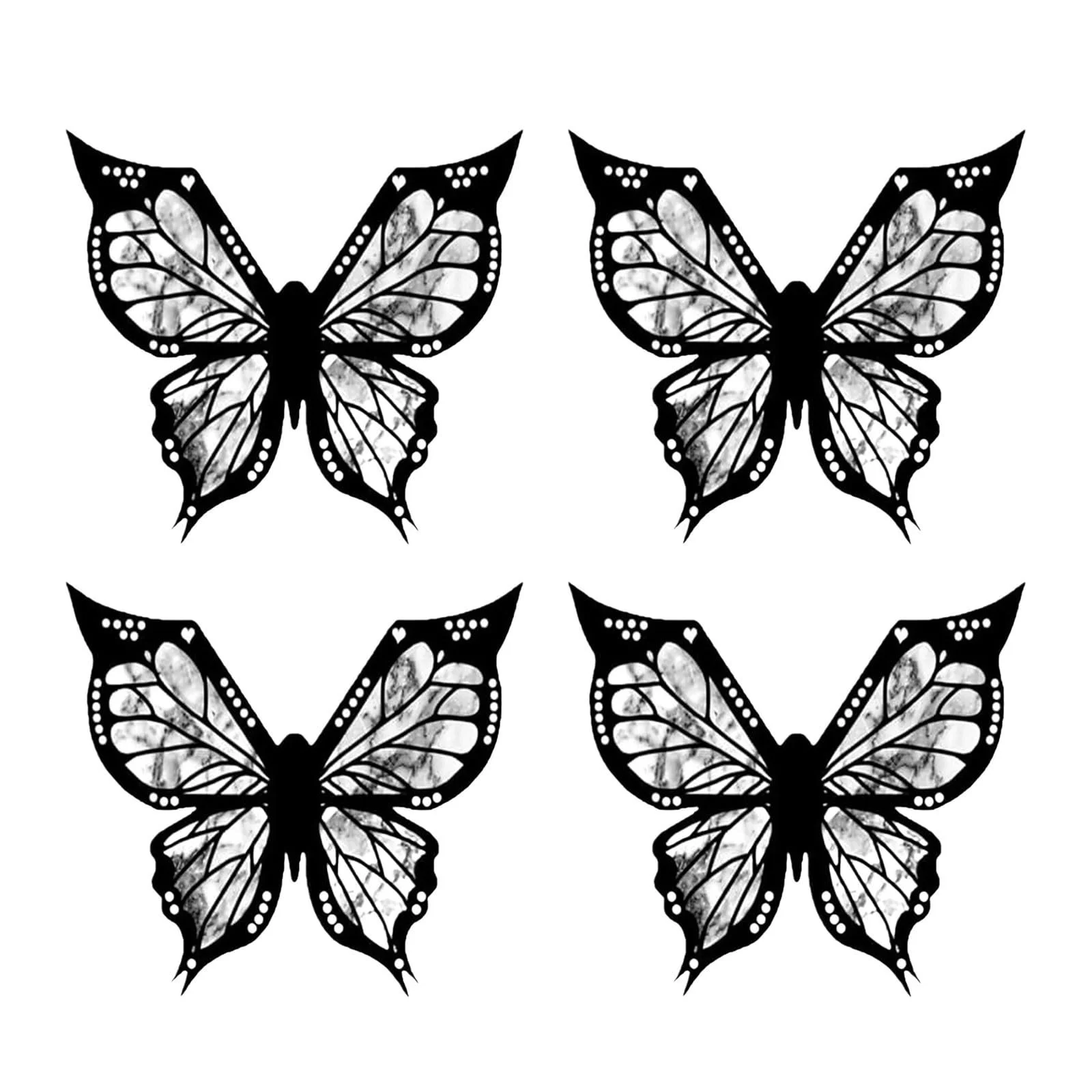 Трафарети для підводки YOGOTEU, метелики, фото №1