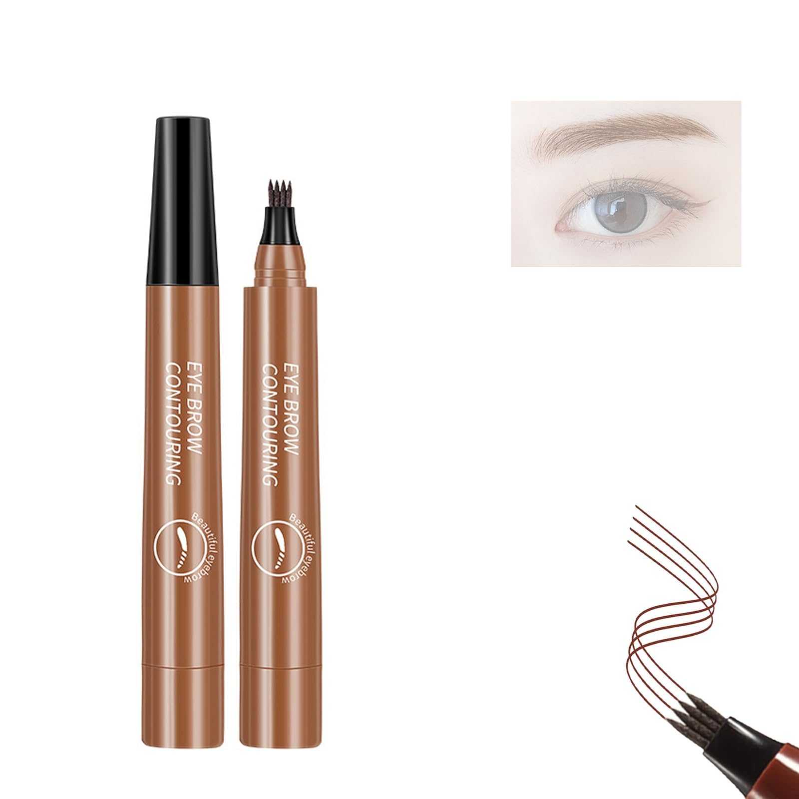 Олівець для брів Magical Precise Waterproof Brow Pen Light Brown, фото №1