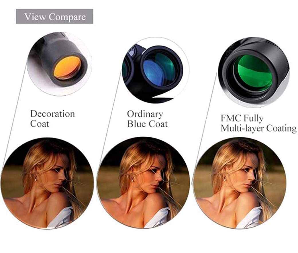 Телескоп Bird Watching 13x50 HD Broadband Green Film с большим окуляром, фото №4