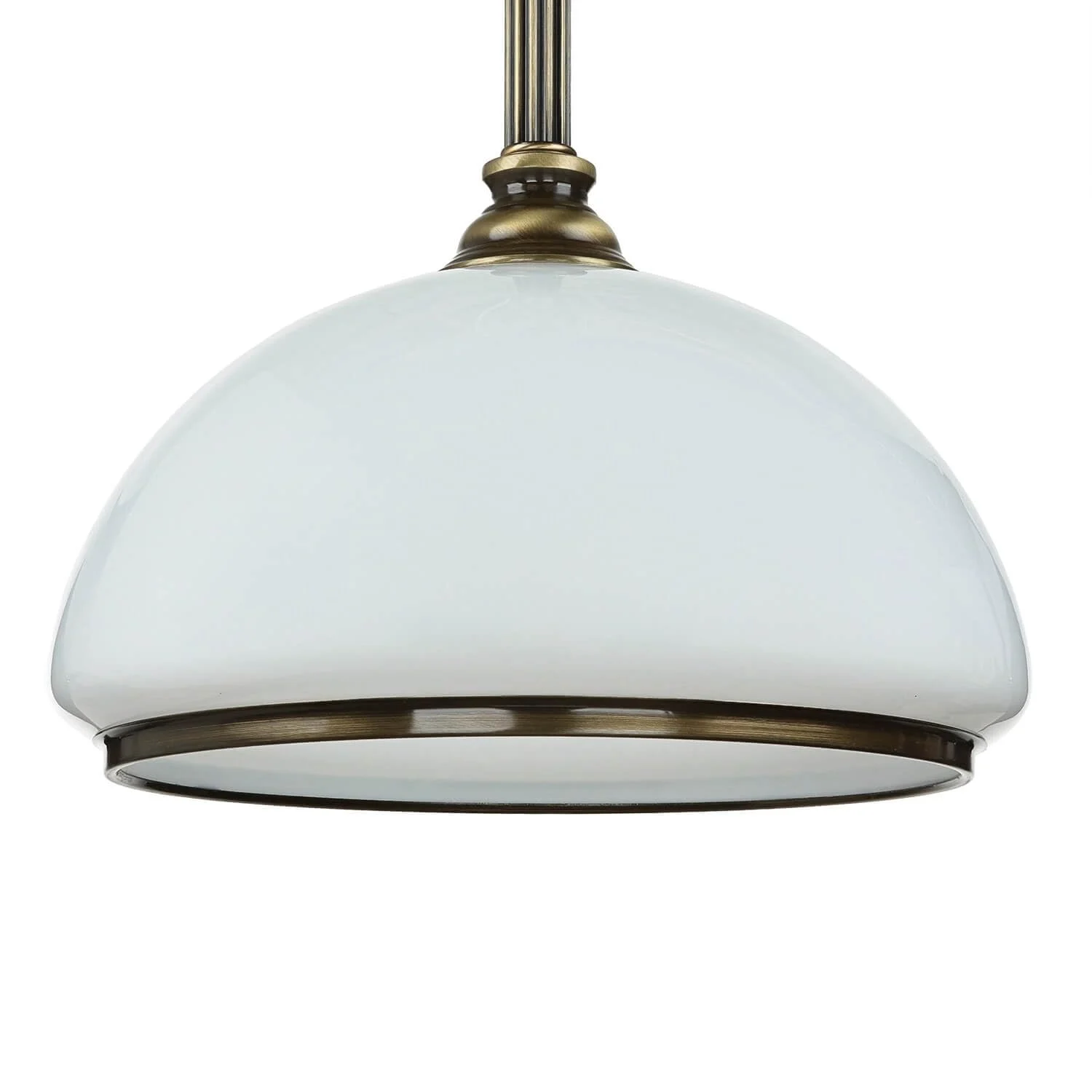 Підвісний світильник Licht-Erlebnisse, метал та скло, антична латунь, E27, діаметр 40 см, фото №4