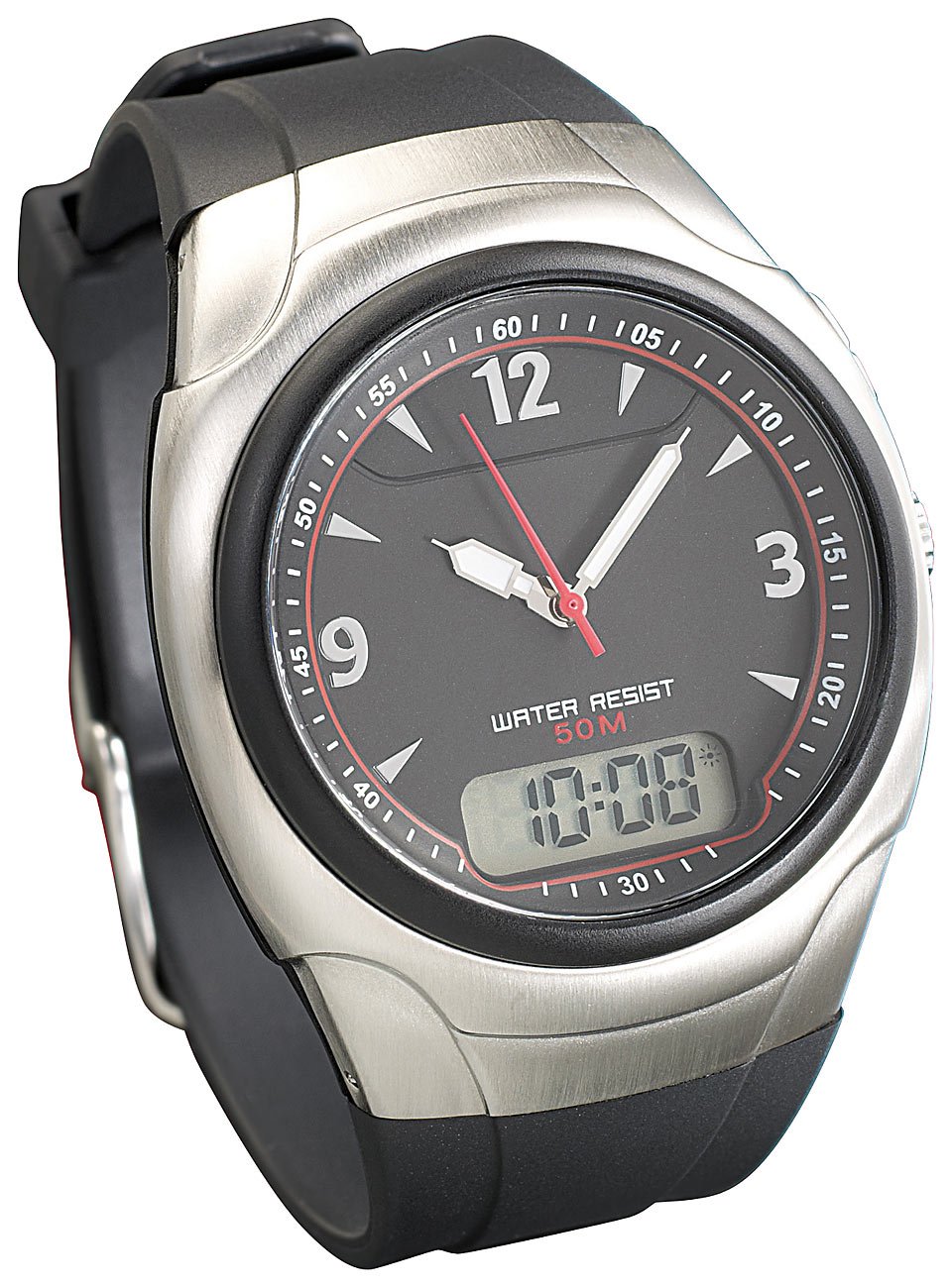 Радіокерований наручний годинник St. Leonhard RC-1240.Duo з цифровим та аналоговим дисплеєм, фото №1 Радіокерований наручний годинник St. Leonhard RC-1240.Duo з цифровим та аналоговим дисплеєм, фото №1