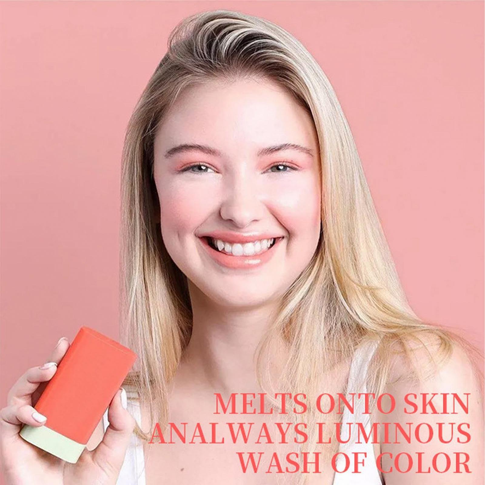 Помада-румяна 4-ID09105 Кремовая текстура Многофункциональный, фото №5