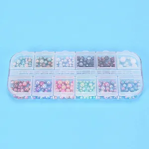 3D Форма Прозрачный Жемчуг для Ногтей DIY Украшения для Ногтей Стразы Инструменты для Маникюра 1# Смешанный Жемчуг synthetic.ua - Фото 1