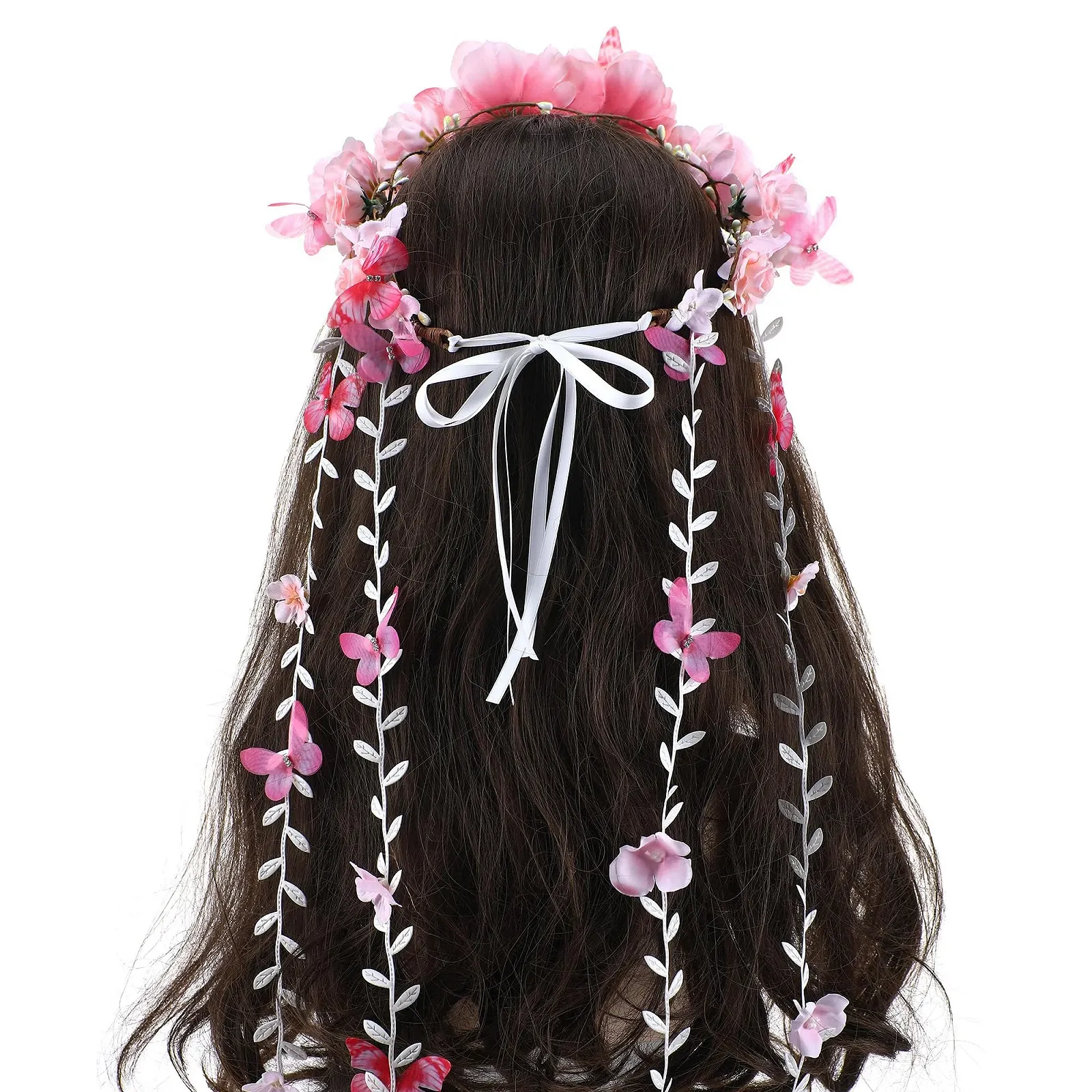 Вінок для волосся Квітка Рожевий, фото №2 Вінок для волосся Квітка Рожевий, фото №2