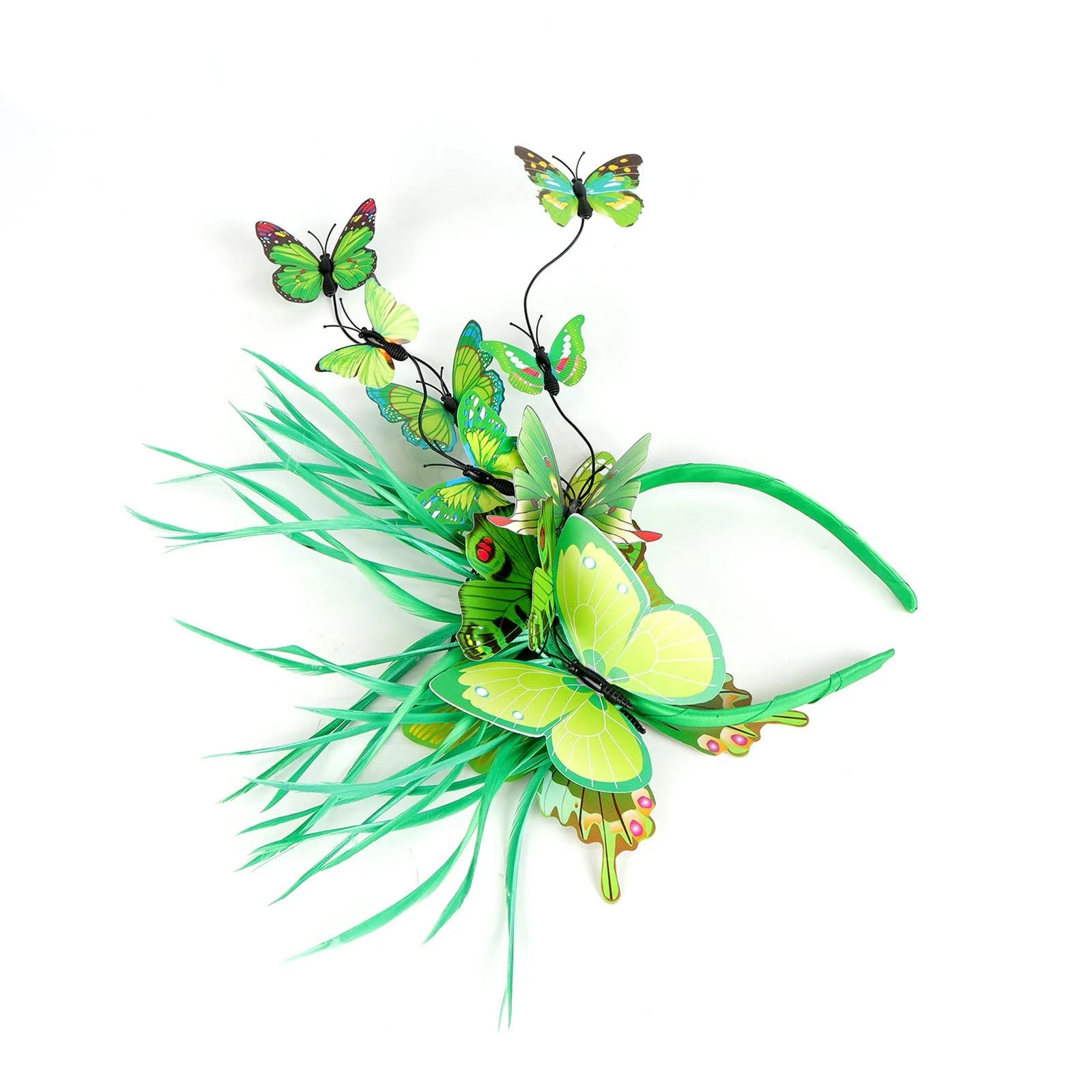 Обруч для волосся Метелик з різнокольоровими метеликами, фото №3 Обруч для волосся Метелик з різнокольоровими метеликами, фото №3