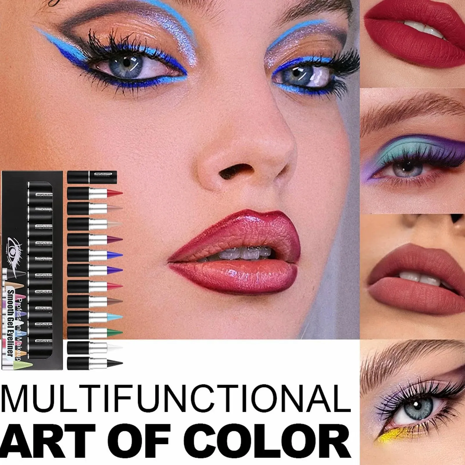 Гель-Карандаш для глаз Стойкая Verblassender Eyeliner Матовый Быстросохнущий Натуральная, фото №2 Гель-Карандаш для глаз Стойкая Verblassender Eyeliner Матовый Быстросохнущий Натуральная, фото №2