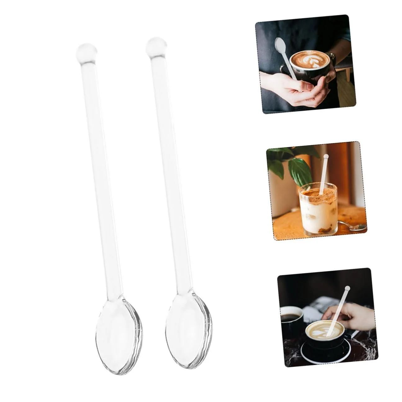 Ложки Стеклянные 6 шт Прозрачный, фото №7