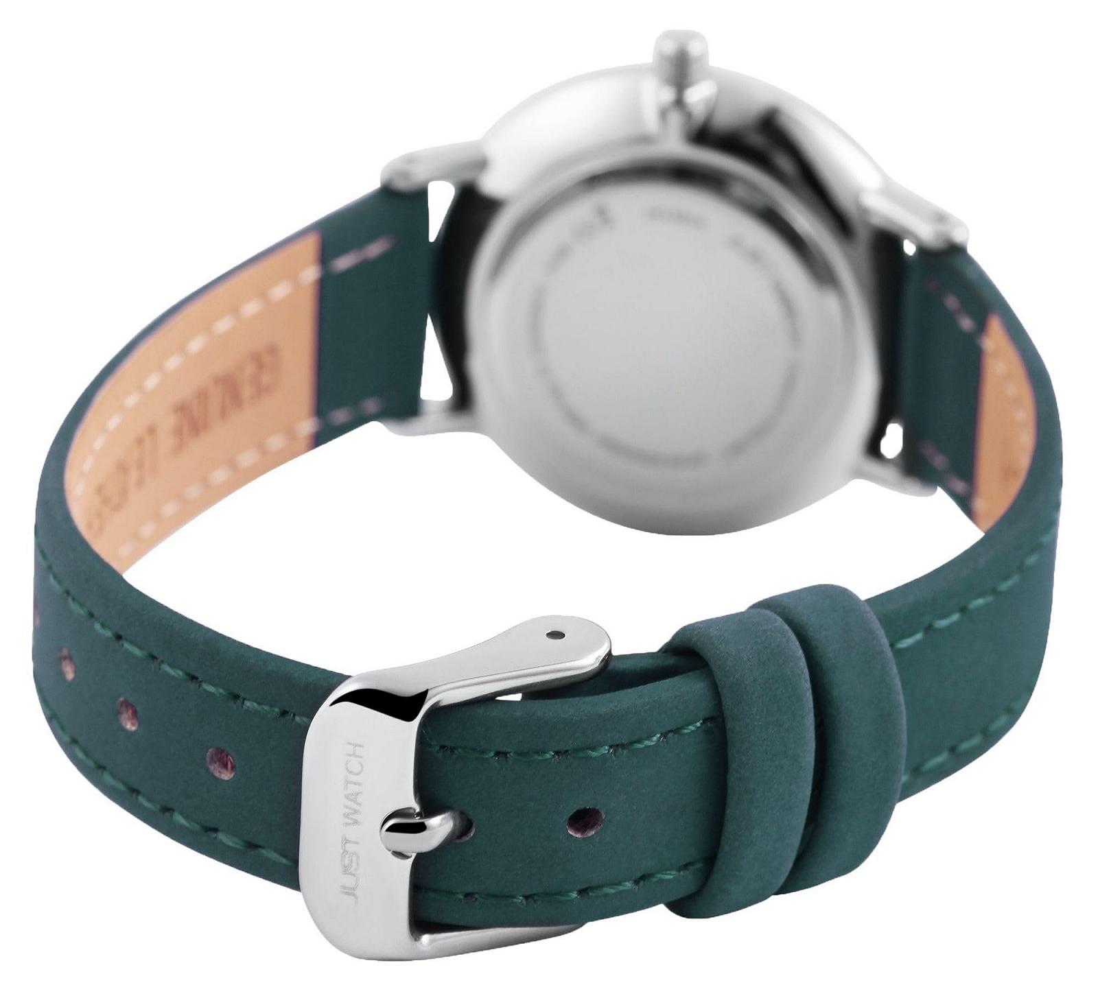 Женские наручные часы Just Watch с ремешком из натуральной кожи и миланским браслетом из нержавеющей стали, фото №3