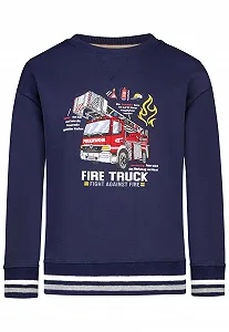 Купити Толстовка SALT AND PEPPER для хлопчиків з вишивкою пожежної бригади - Фото 1 Толстовка SALT AND PEPPER для хлопчиків з вишивкою пожежної бригади - Фото 1