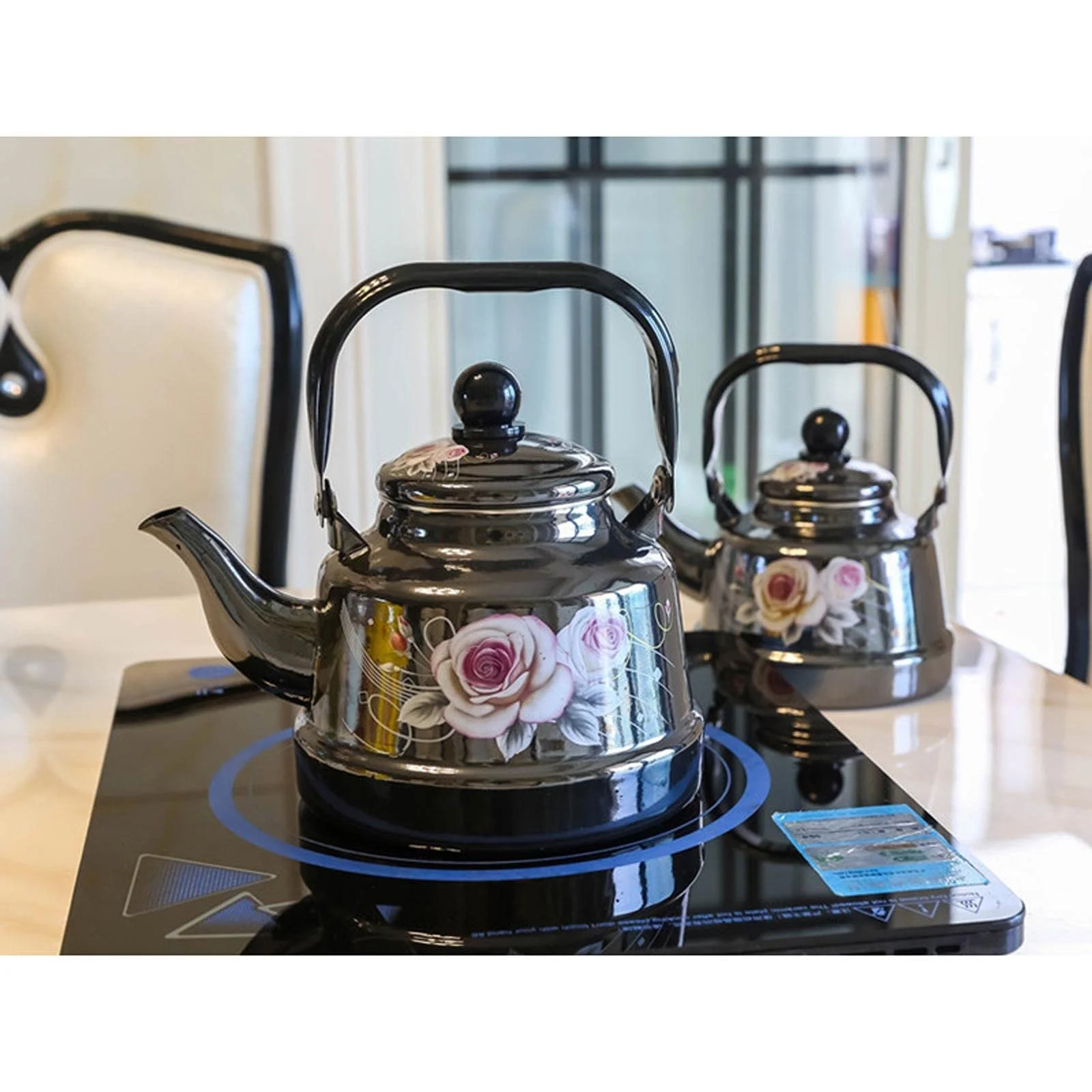 Чайник Retro Чорний 1.7 л, фото №5 Чайник Retro Чорний 1.7 л, фото №5