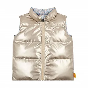 Двосторонній жилет Steiff для дівчинки - Фото 1