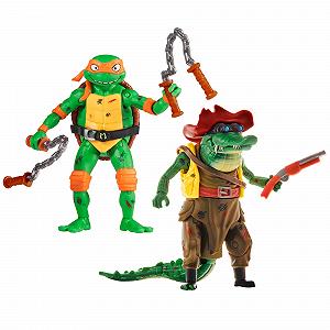 Фігурки TEENAGE MUTANT NINJA TURTLES Мікеланджело проти Шкіряної Голови synthetic.ua - Фото 1