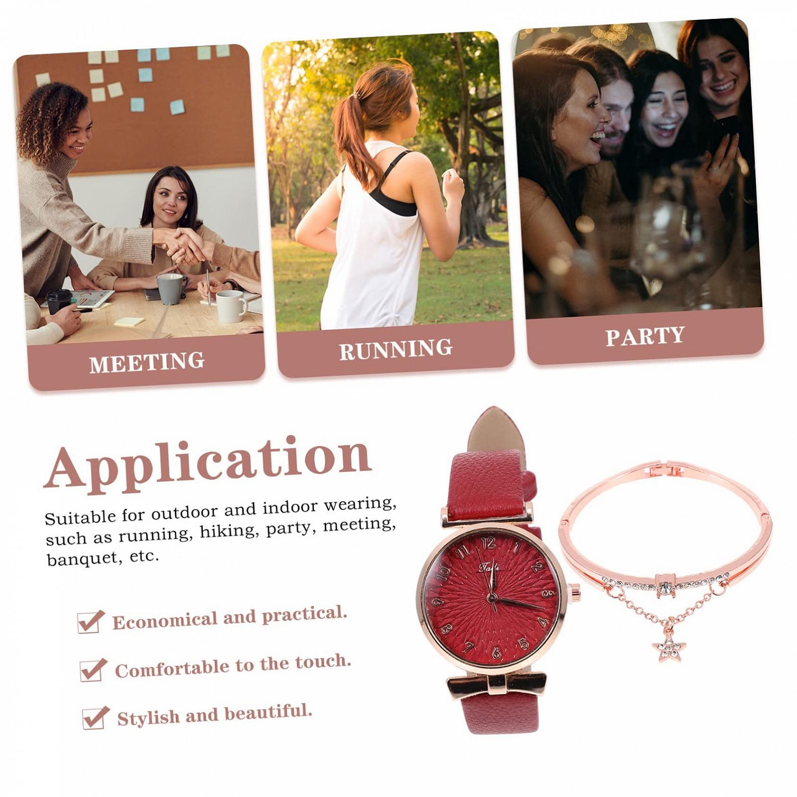 Жіночий Годинник OATIPHO Білий, червоний, фото №7 Жіночий Годинник OATIPHO Білий, червоний, фото №7