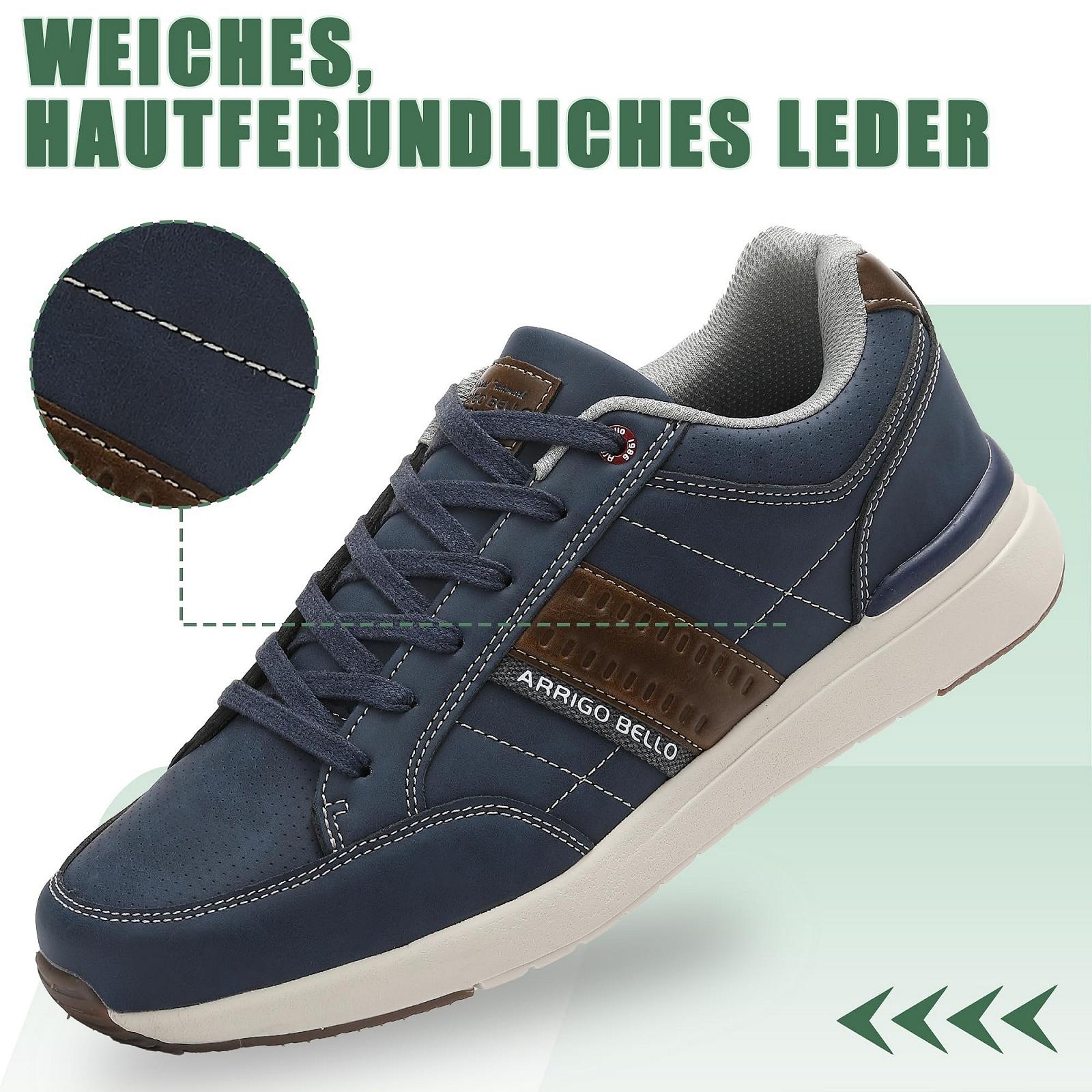 Кросівки ARRIGO BELLO Casual Шкіряні Легкі Нековзні, фото №6