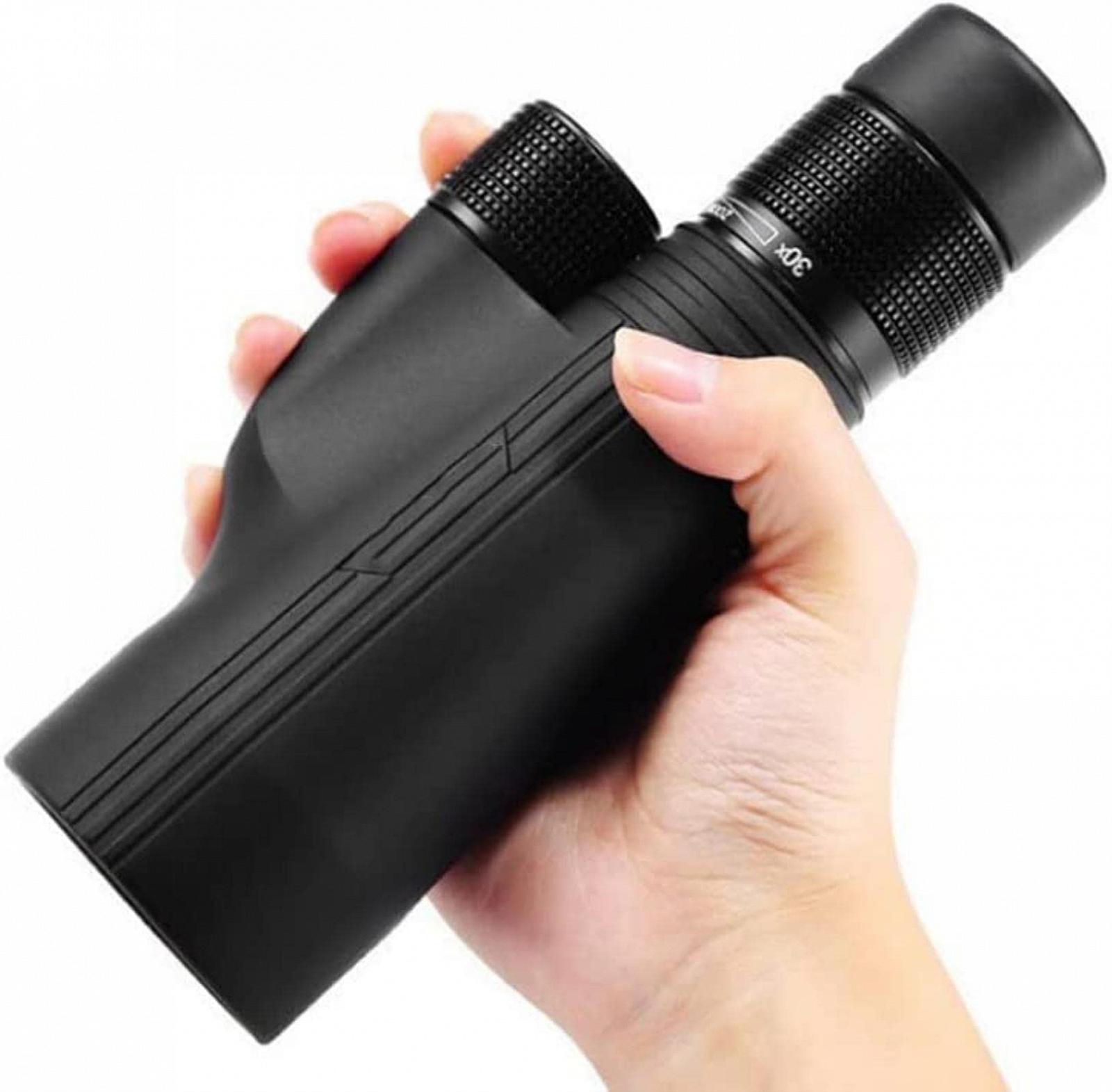 Монокуляр NOALED Zoom 10-30X50 с держателем для смартфона и настольным штативом водонепроницаемый HD черный, фото №2 Монокуляр NOALED Zoom 10-30X50 с держателем для смартфона и настольным штативом водонепроницаемый HD черный, фото №2