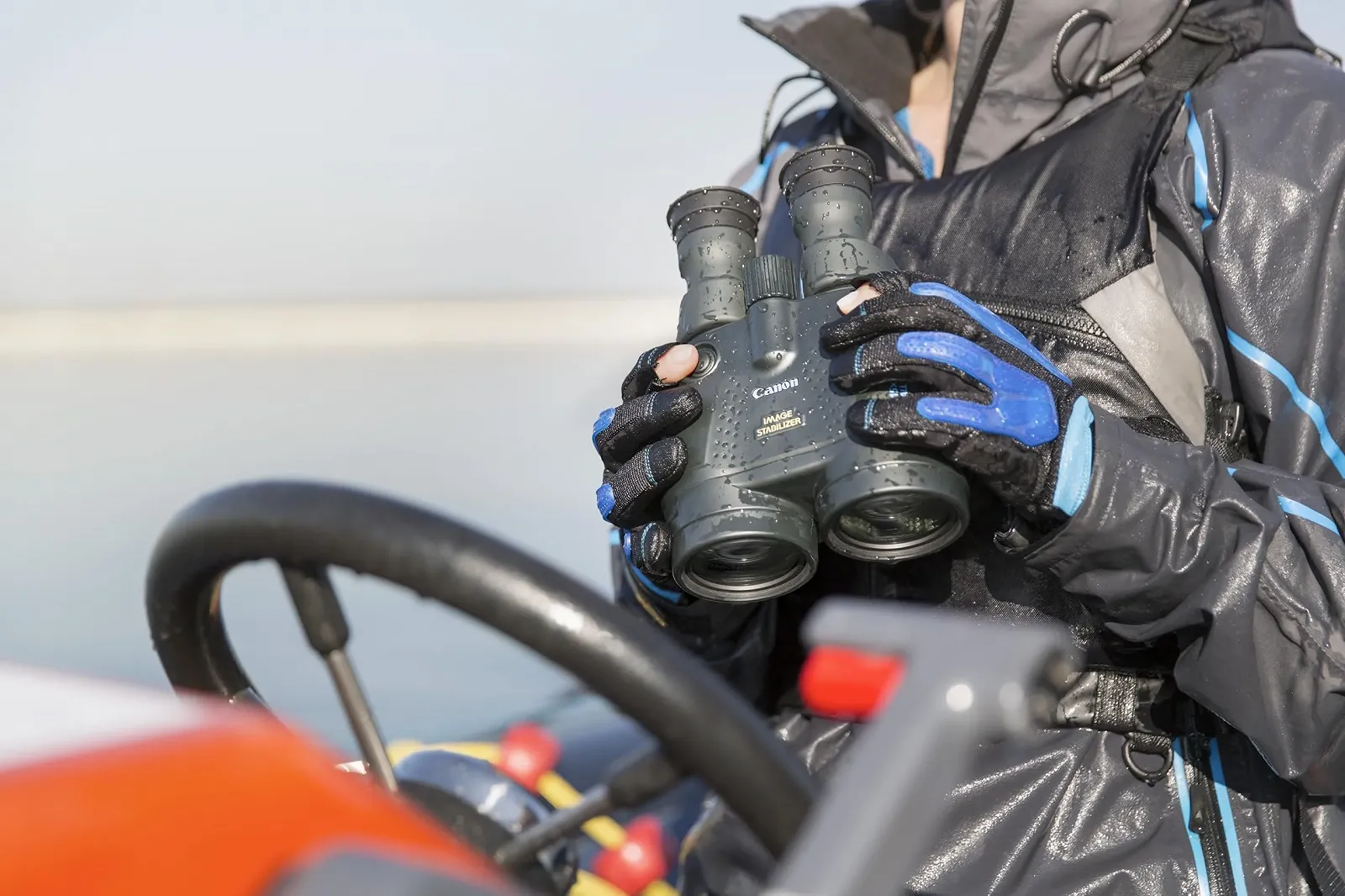 Бінокль Canon 18x50 IS Allwetter Porroprisma II Black, фото №5