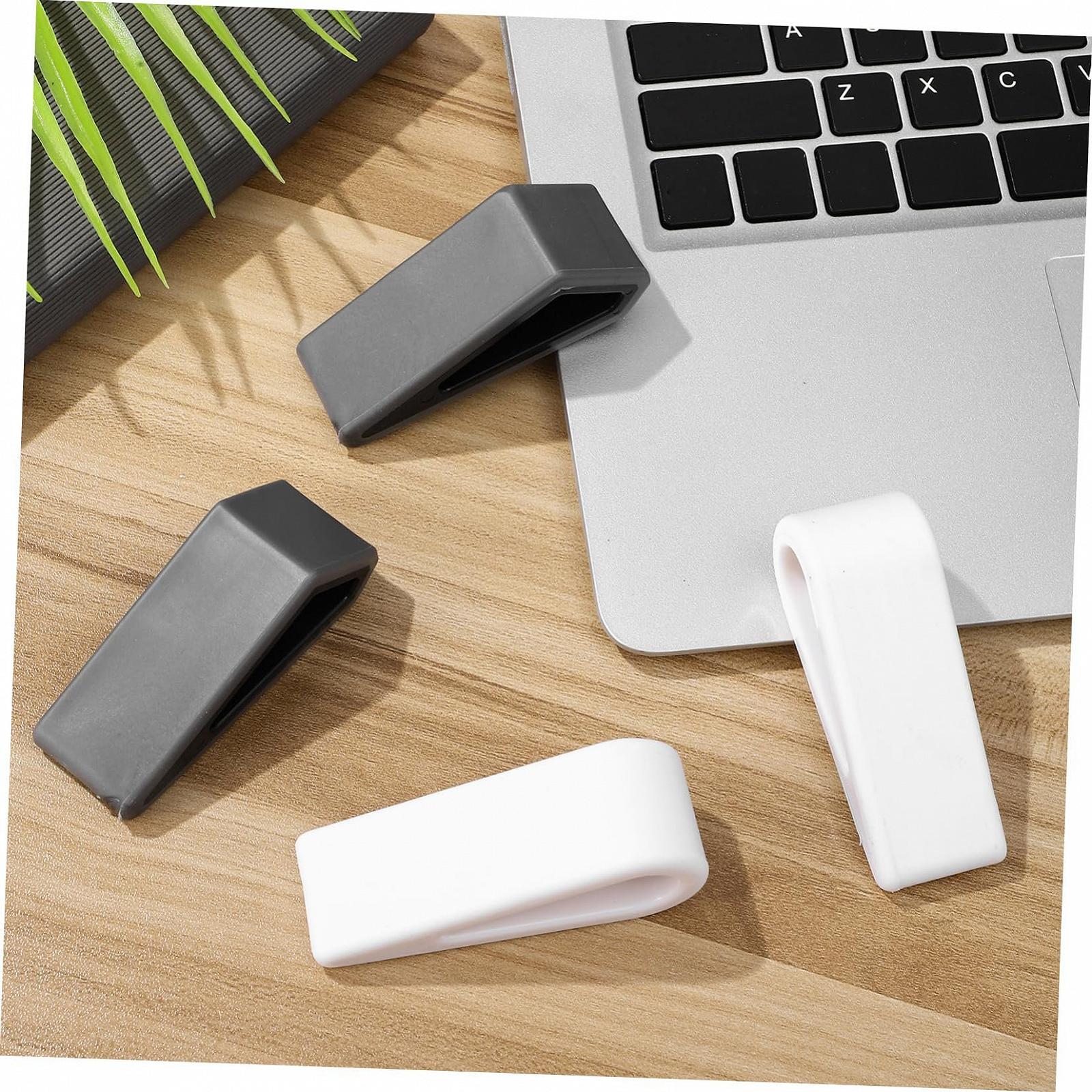 Подставка для ноутбука TEHAUX 4 шт. с противоскользящим дизайном, регулируемая подставка для ноутбука, охлаждающая подставка для дома и офиса, стабильная и легкая для отвода тепла, фото №2 Подставка для ноутбука TEHAUX 4 шт. с противоскользящим дизайном, регулируемая подставка для ноутбука, охлаждающая подставка для дома и офиса, стабильная и легкая для отвода тепла, фото №2