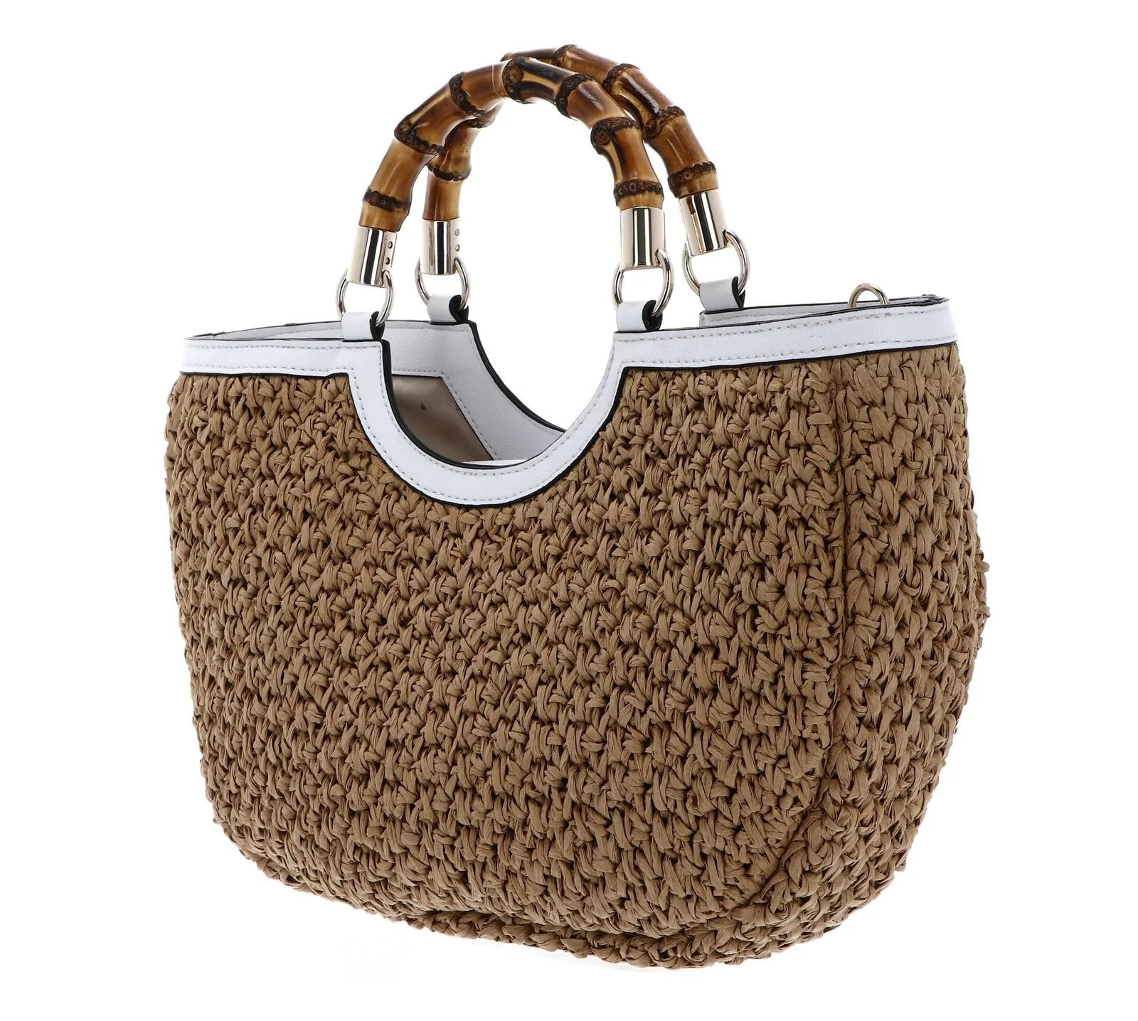 Сумка Satchel GUESS Siria Girlfriend Natural/White, фото №4