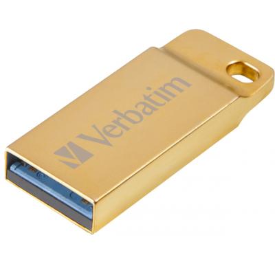 USB флеш-накопичувач Verbatim 32gb Metal Executive Gold USB 3.0 99105, фото №2