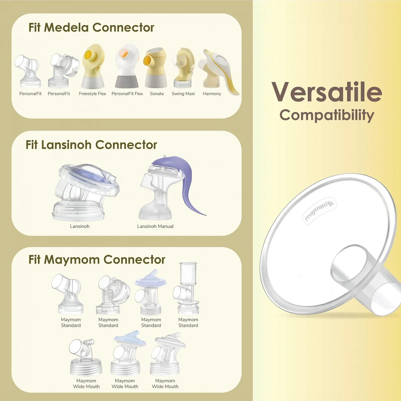 Накладка на груди Maymom MyFit Crater Series 12 мм, двосекційна, невелика, сумісна з деталями молоковідсмоктувача Medela, фото №6 Накладка на груди Maymom MyFit Crater Series 12 мм, двосекційна, невелика, сумісна з деталями молоковідсмоктувача Medela, фото №6
