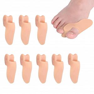 Роздільник для пальців ніг для корекції Hallux Valgus, 4 пари, універсальний, для чоловіків і жінок - Фото 1